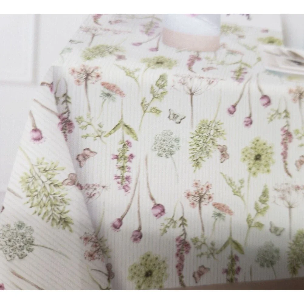 Printed Fabric Tablecloth,60x102